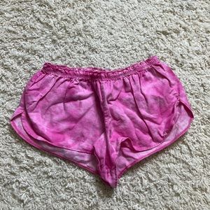 X-SMALL Pink Sleep Wear Short